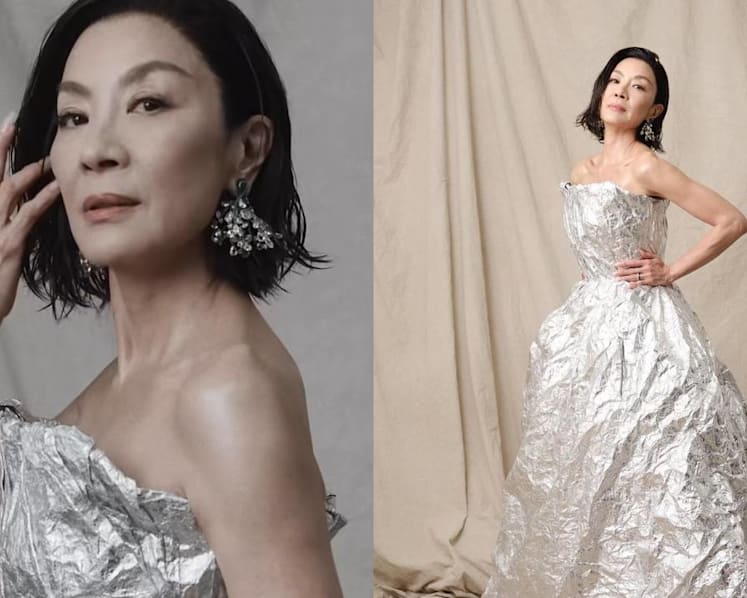 Michelle Yeoh's Met Gala gown mocked for looking like 'crumpled aluminum foil', but that's the look she was going for