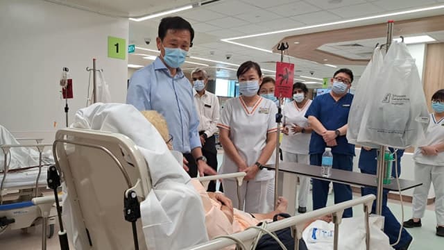 中央医院新紧急医学大楼部分启用 王乙康：助缩短急诊等候时间