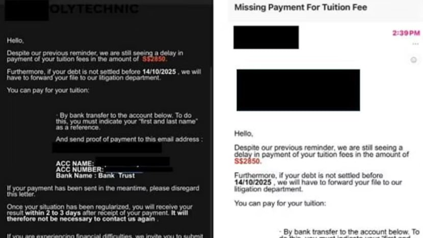 Polis beri amaran terhadap penipuan yuran sekolah; S$44,000 hangus sejak 14 Okt