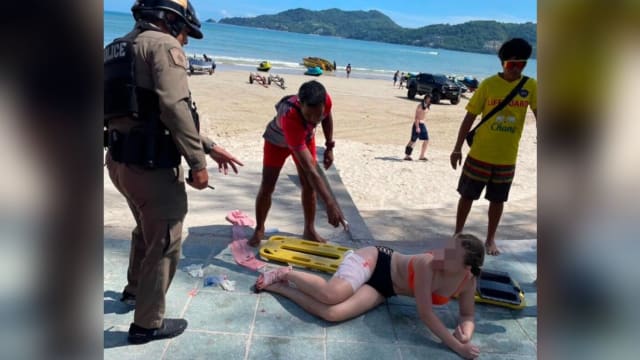 普吉岛出海游玩潜出游泳区 俄国女子不慎被螺旋桨割伤