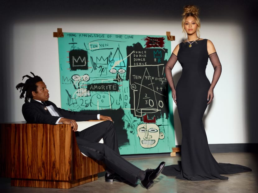 Why is Beyonce flaunting a 128-carat diamond alongside Jay-Z?