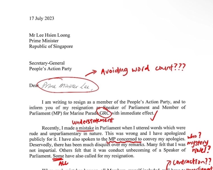 #trending: Resignation letters over affairs from PAP and WP politicians get graded on Instagram; Nicole Seah scores ‘A+’