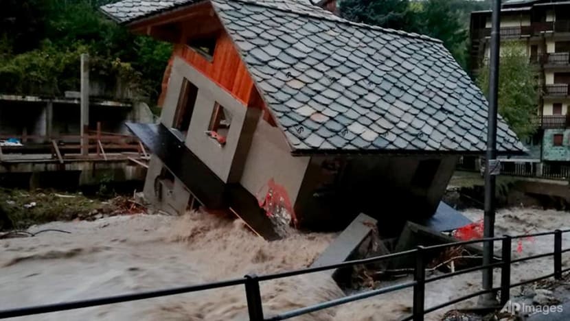 Two killed, 24 missing in severe floods in Italy and France Two killed, 24 missing in severe floods in Italy and France