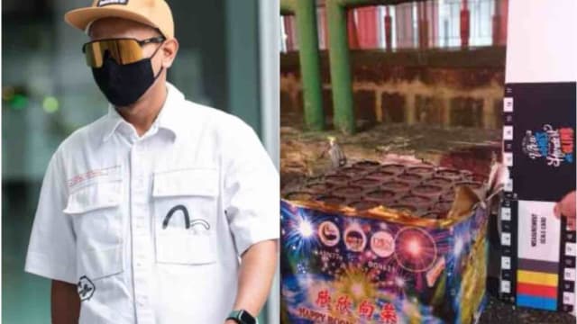 义顺组屋旁草坪非法燃放烟火 男子被罚5000元