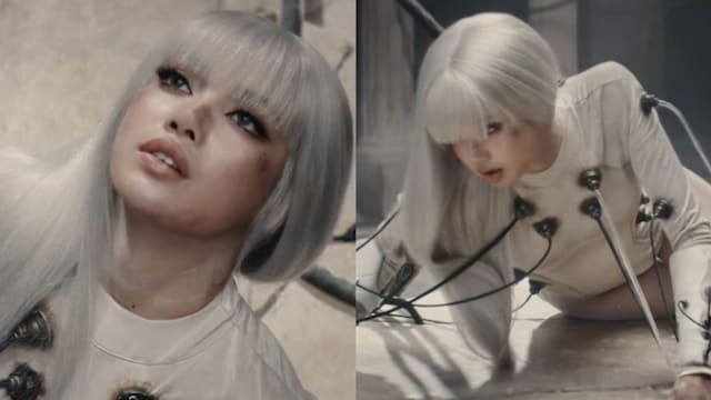 BLACKPINK Lisa新歌MV预告化身银发赛博女神　联手电音鬼才Anyma，“Bad Angel” 4月8日登场