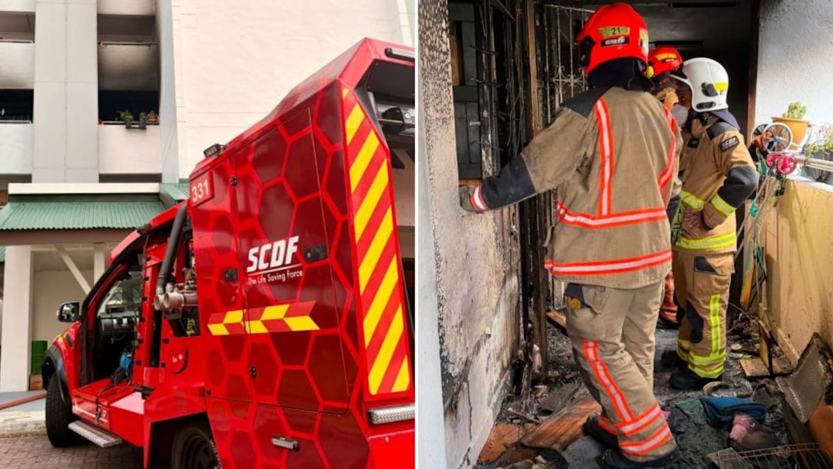 channelnewsasia.com - One dead, three taken to hospital after fire at Lorong Lew Lian flat