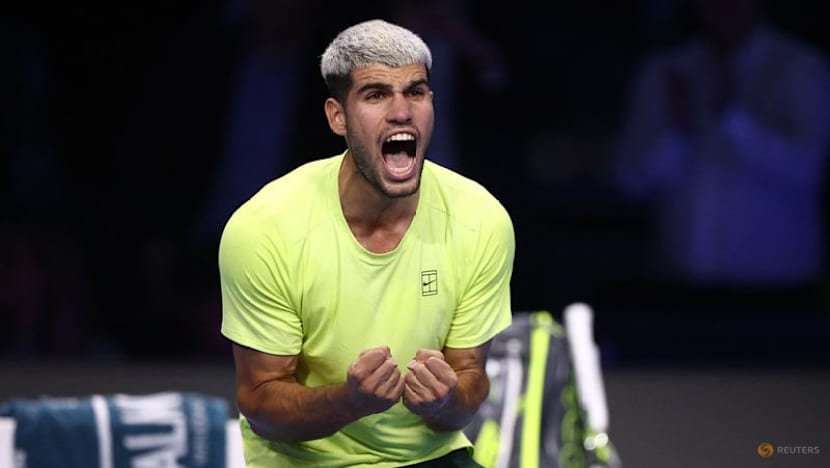 Alcaraz clinches year-end top spot with ATP Finals win over Musetti
