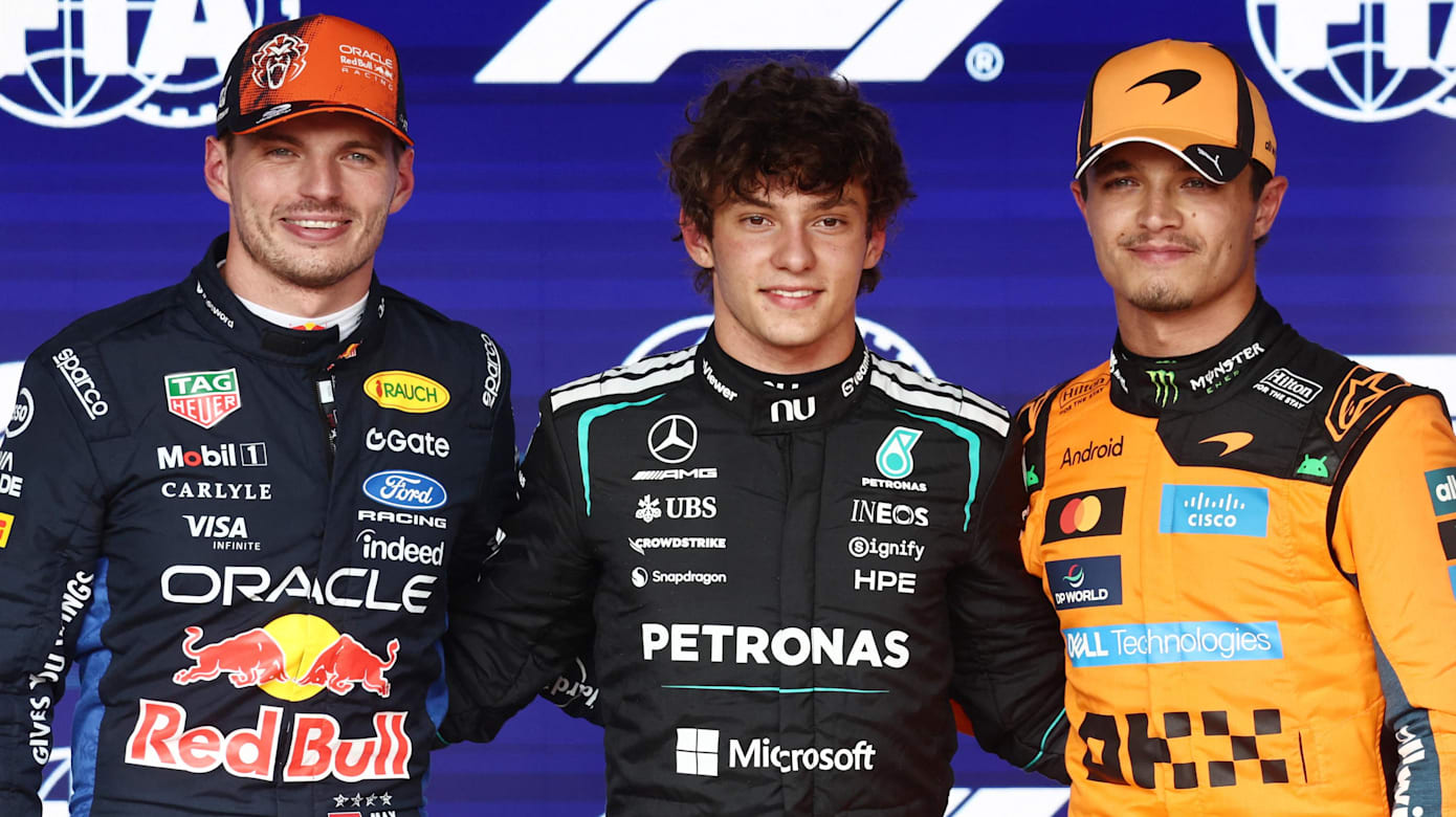 F1比利时大奖赛：安东内利夺得杆位