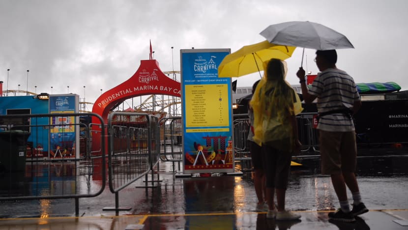 Business takes a hit at Marina Bay carnival over wet New Year weekend
