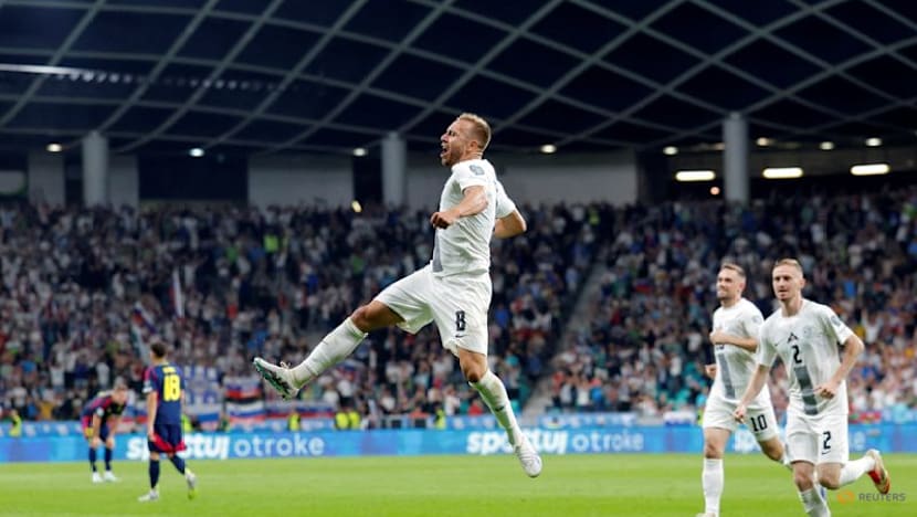 Late Vipotnik strike gives Slovenia draw 2-2 with Sweden