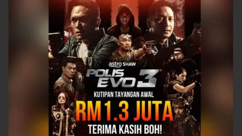 Tayangan awal 'Polis Evo 3' berjaya kutip RM1.3 juta Tayangan awal 'Polis Evo 3' berjaya kutip RM1.3 juta