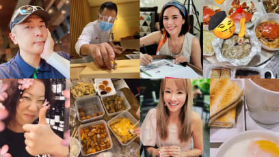 Phase 2 Weekend: Zoe Tay Ate Crabs At Home, Tay Ping Hui Had Sushi Outside