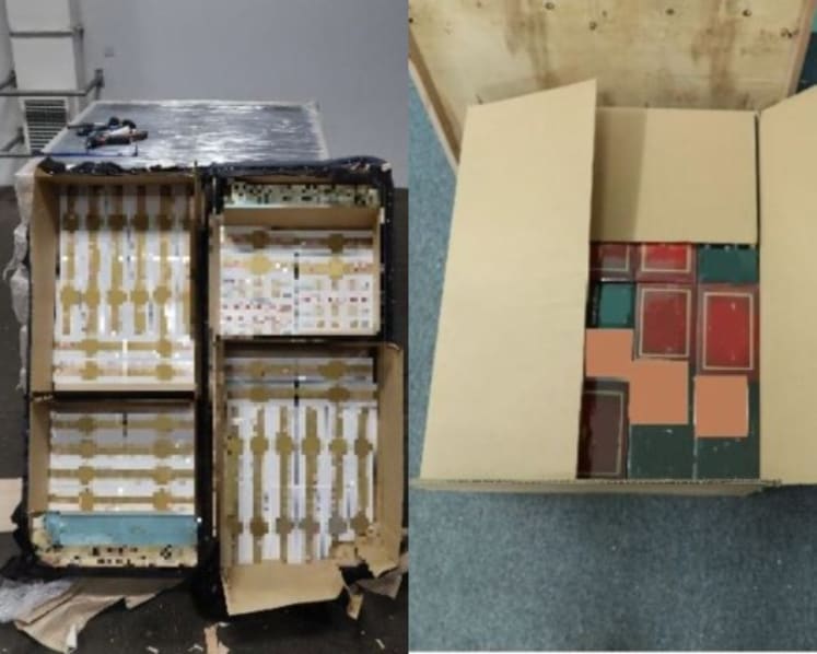 3 men nabbed with 5,000 cartons of contraband cigarettes, evaded more than S$500,000 in duties and taxes