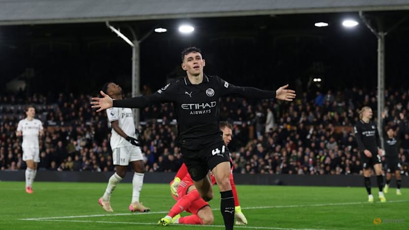 Haaland makes history as Man City hold off charging Fulham in wild 5-4 victory