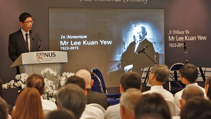NUS holds memorial ceremony for Mr Lee Kuan Yew