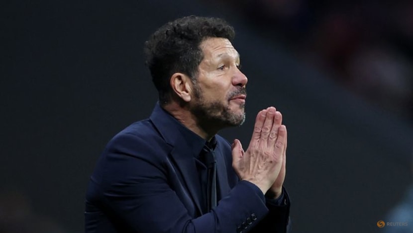 Simeone delighted with 10-man Atletico's resilience in win over Leverkusen