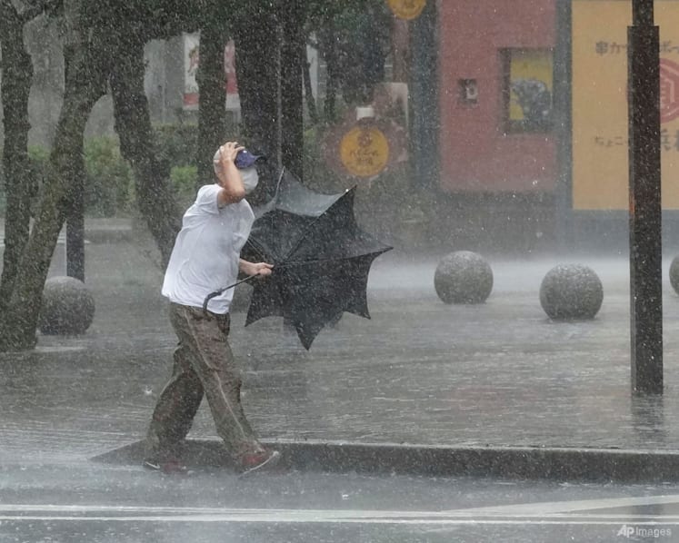 Tropical Storm Meari hammers Japan with heavy rainfall, wind
