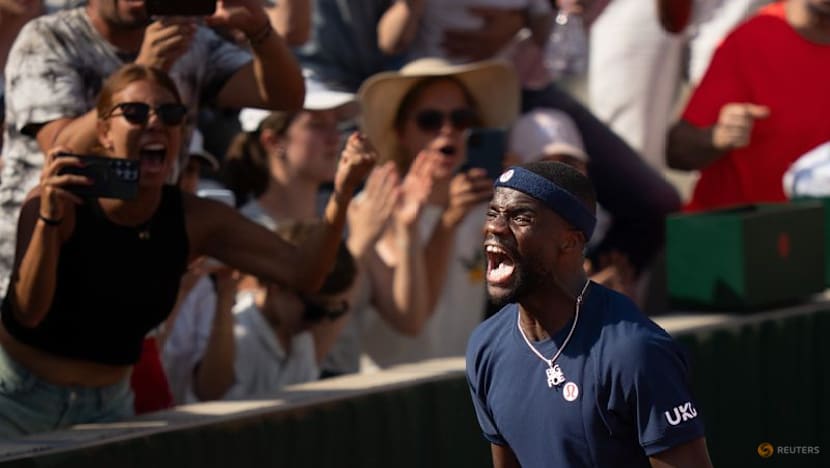 Tiafoe makes online plea after losing racket in crowd during victory celebrations