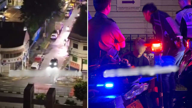 芽笼附近逃到马林百列 17岁少年涉吸毒驾驶等被捕