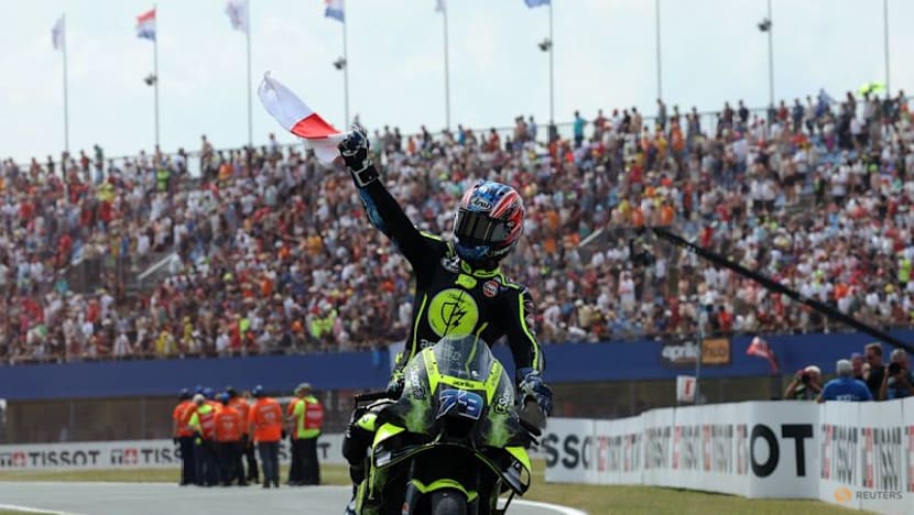 Ogura seals landmark Dutch GP win, Bezzecchi crashes out