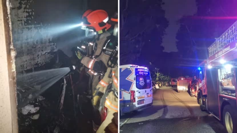 3 orang dibawa ke hospital, 50 penduduk dipindahkan susuli kebakaran flat Toa Payoh 3 orang dibawa ke hospital, 50 penduduk dipindahkan susuli kebakaran flat Toa Payoh