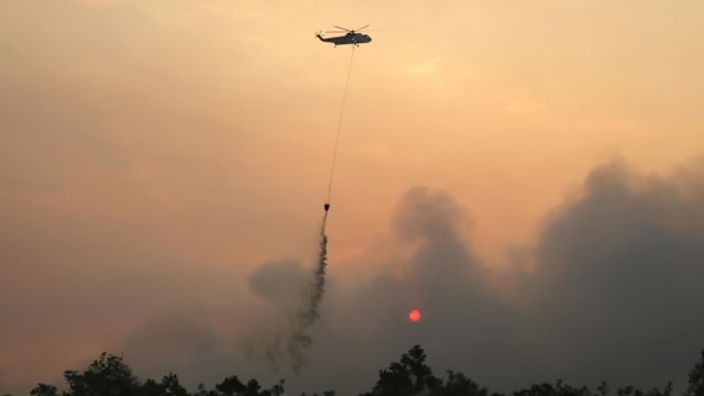 印尼烟霾影响民航航班 空中灭火行动也受阻