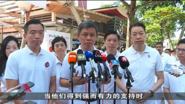 【GE2025】陈振声：工运议员了解企业员工处境 可在国会为他们发声