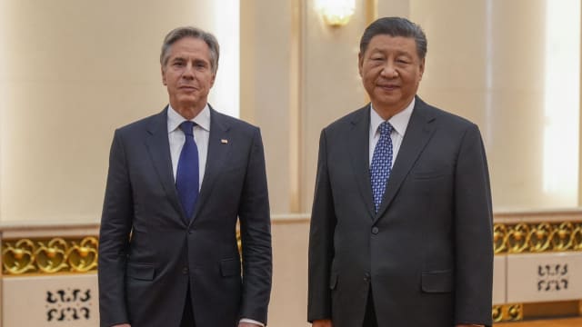 同布林肯会面 习近平：中美应成就彼此