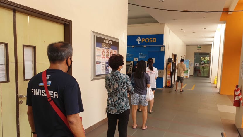 Government’s S$600 payout on April 14 draws queues at ATMs islandwide