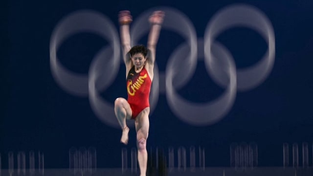 中国跳水选手囊获女子3米跳板金和铜牌