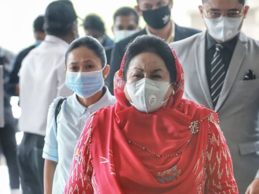 Rosmah Mansor appears at her trial at the High Court in Kuala Lumpur on Tuesday, Oct 6, 2020, where she is facing multiple charges for soliciting and receiving nearly RM200 million in bribes.