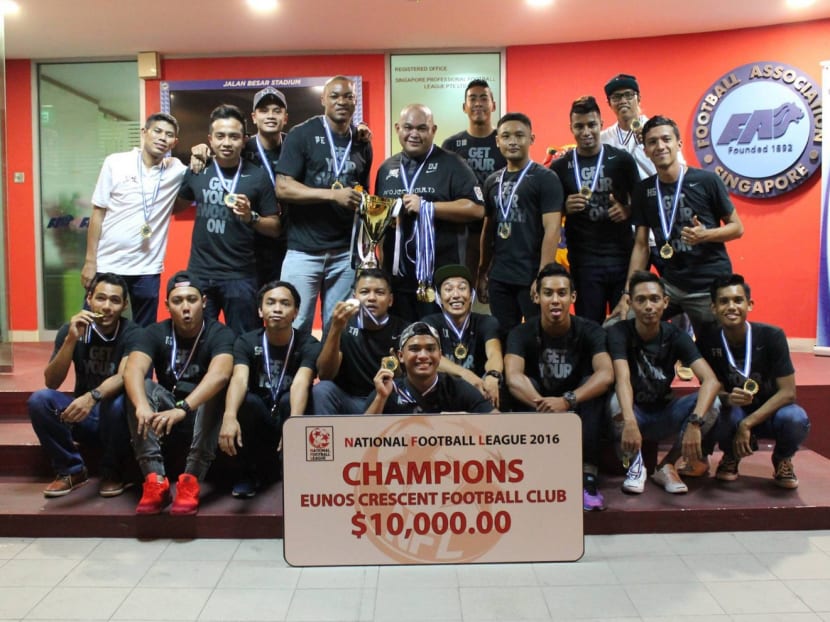 Amateur champs Eunos Crescent eye place among S.League big boys