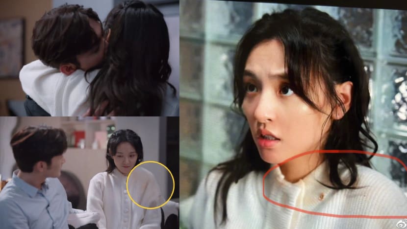 Chinese Actor Zhang Bin Bin Leaves Huge Make-Up Stain On Co-Star Wu Qian's Shoulder After They Hug On Screen