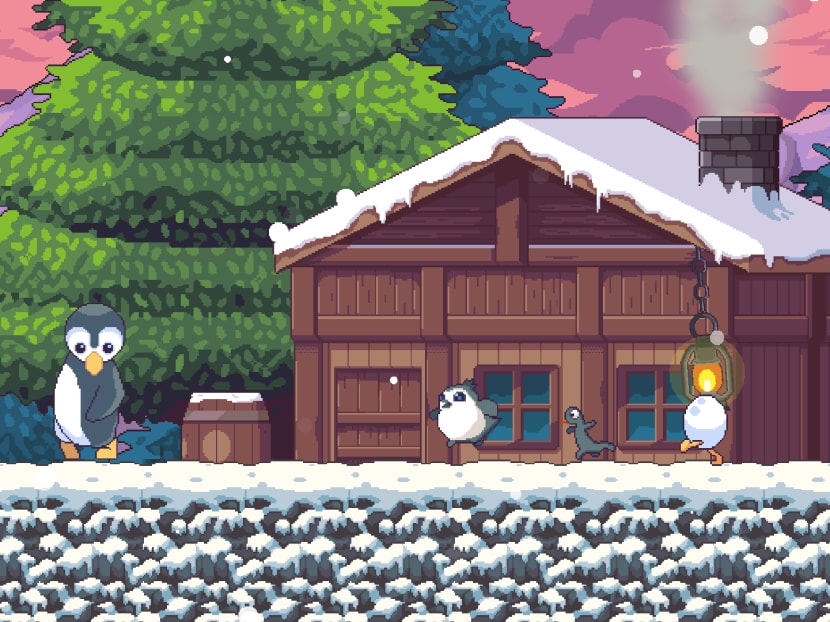 A scene from Songbird Symphony, a video game developed by a Singapore company started by fresh graduates. A scene from Songbird Symphony, a video game developed by a Singapore company started by fresh graduates.