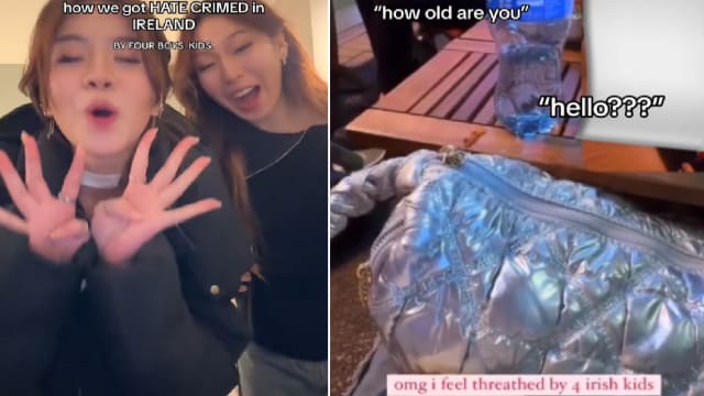 到爱尔兰度假 两狮城女称遭种族歧视被砸汽水罐