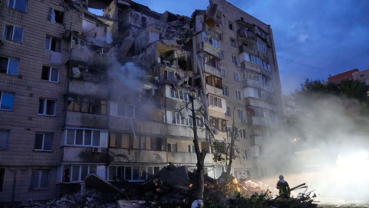 Russian strikes kill 24 in Kyiv region on eve of NATO summit