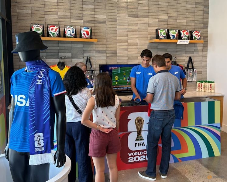 Congo shirts to key chains, fans flock for World Cup mementos