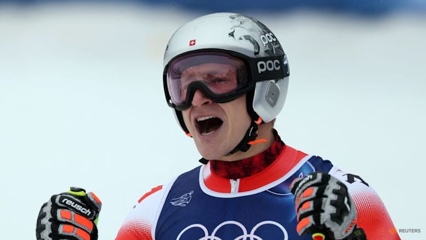 Alpine skiing-Odermatt wins first downhill since Olympics in Swiss sweep