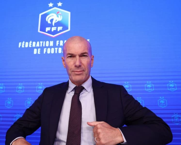 Zidane takes over as new France head coach, French Football Federation says
