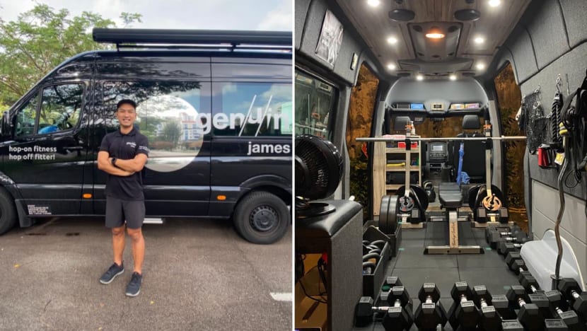 Gym-on-wheels: Meet the personal trainer who takes his gym to his clients