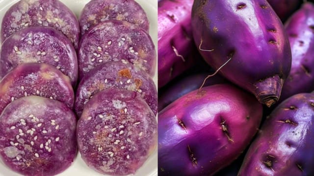 食谱：紫薯饼