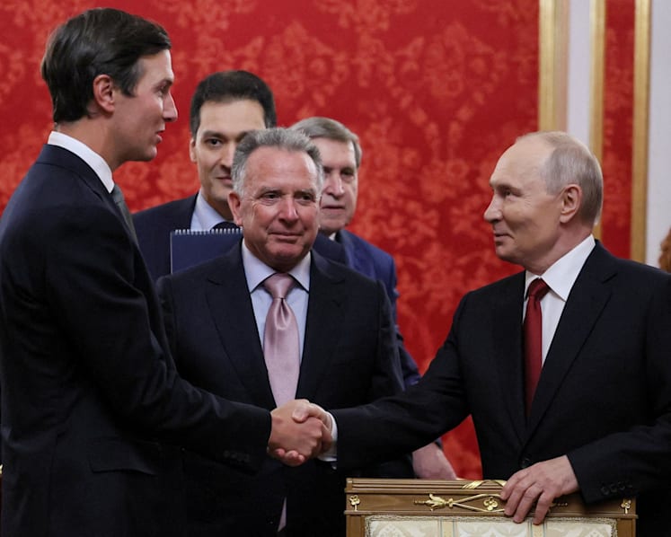 US envoys Witkoff, Kushner put forward 'number of ideas' on Ukraine to Putin: Kremlin US envoys Witkoff, Kushner put forward 'number of ideas' on Ukraine to Putin: Kremlin