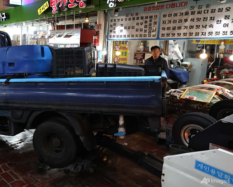 Two dead, 18 hurt in South Korea after truck crashes into market