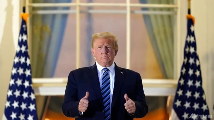 Presiden AS Trump kembali ke Rumah Putih selepas keluar hospital Presiden AS Trump kembali ke Rumah Putih selepas keluar hospital