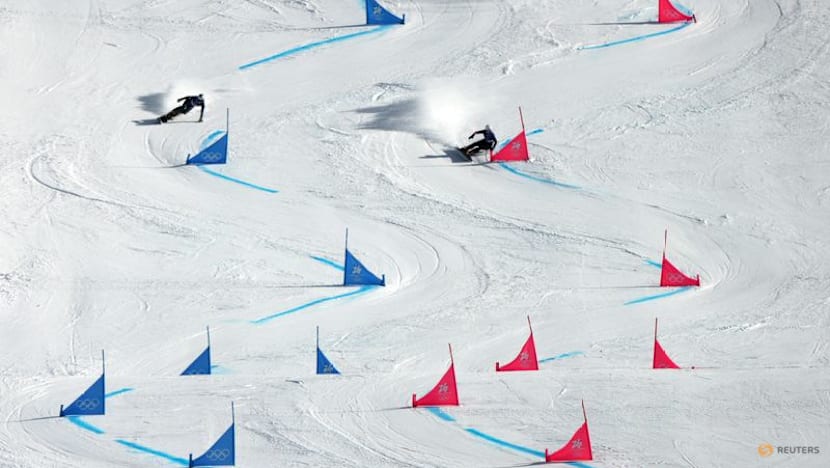 Snowboard-Austria's Karl retains Olympic title in parallel giant slalom