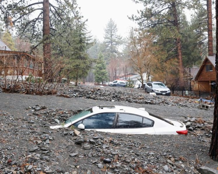 More rain expected in drenched California before drier weekend