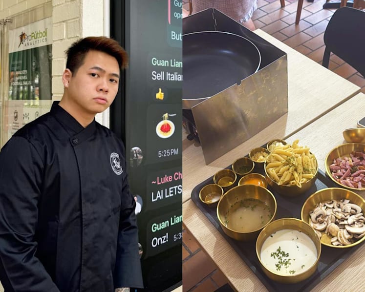 Content creator Lukeychan opens Italian cafe where customers can cook their own food