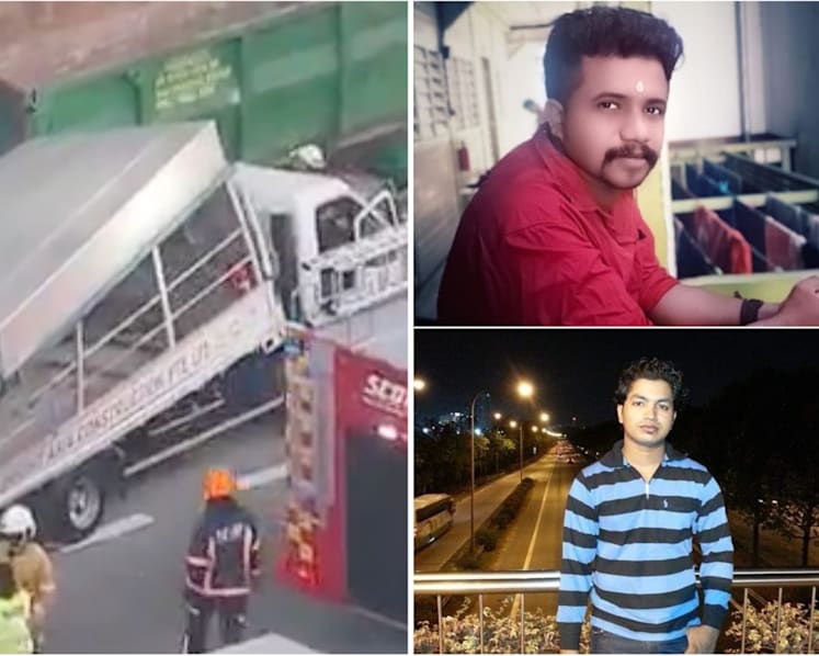 Jail for lorry driver who collided into stationary truck on PIE, caused deaths of 2 migrant workers 