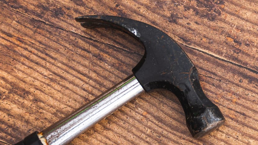 Neighbour who intervened to stop hammer attack suffers blow to head, racist abuse; offender gets 2 weeks' jail Neighbour who intervened to stop hammer attack suffers blow to head, racist abuse; offender gets 2 weeks' jail