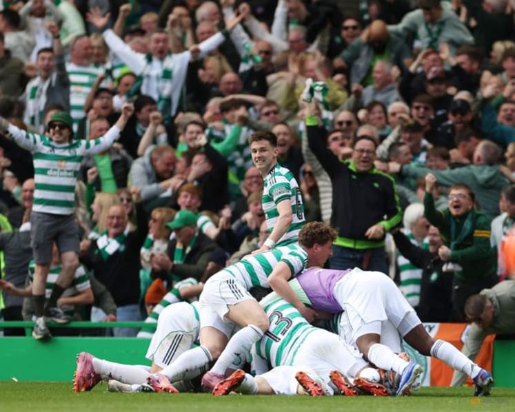 Celtic keep Scottish title race alive with 3-1 win over Rangers